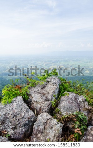 View Point at Pa Hua Nak cliff, Thailand