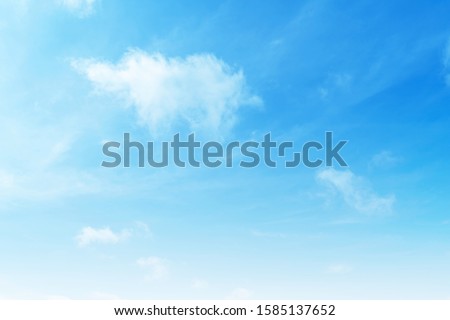 Blue sky with cloud bright at. Border, Thailand - Malaysia Royalty-Free Stock Photo #1585137652