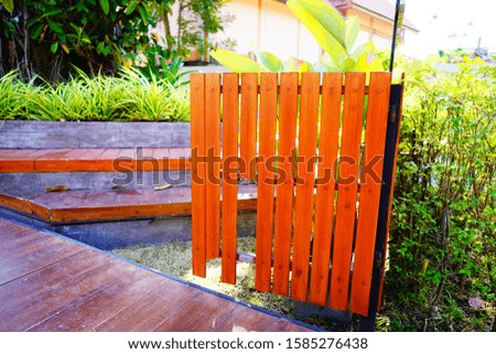 tiny green leaf, trees are planted to a fence, natural fence, natural green background