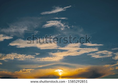 Spring summer sun cloud background sunny day