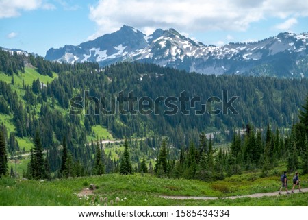 landscape in the mountains cloud