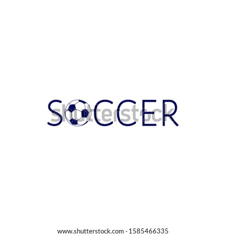 The logo is for football. And the letter is replaced by a soccer ball.