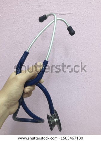 stethoscope with surface textures / background
