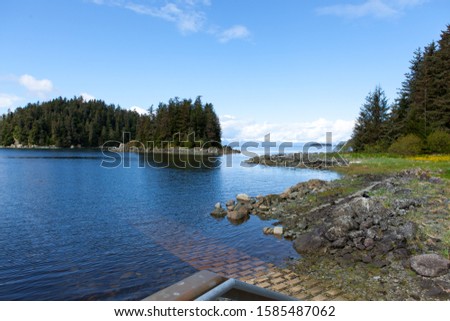 Point Bridget State Park at Juneau, Alaska Royalty-Free Stock Photo #1585487062
