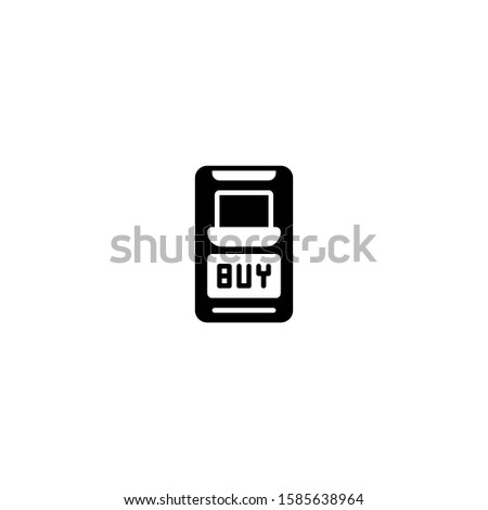 Online Shopping Gadget Icon, Logo, Vector