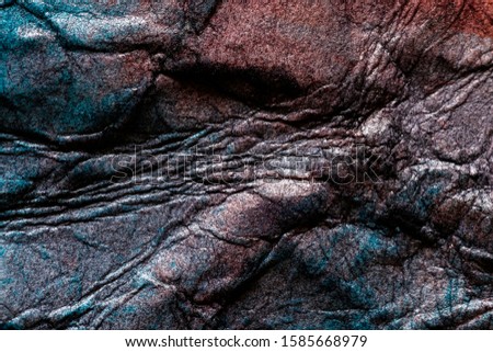 multicolored textured paper macro close up