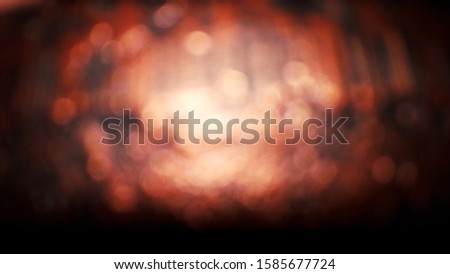 bokeh of light on red color background