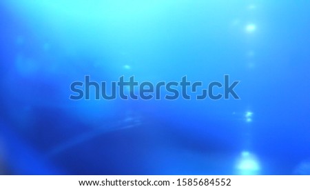 bokeh of lights on blue color background