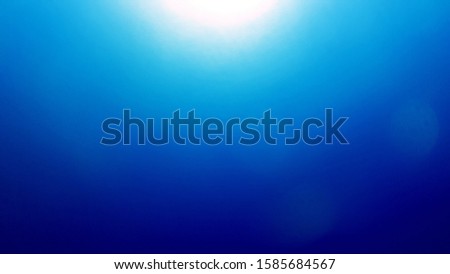 bokeh of lights on blue color background