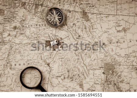 Map background texture travel and journey