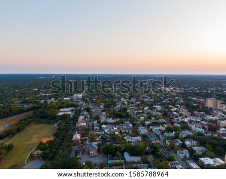 Aerial Photography Views of Savannah GA