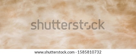 Light brown abstract background with white thin streaks, panorama