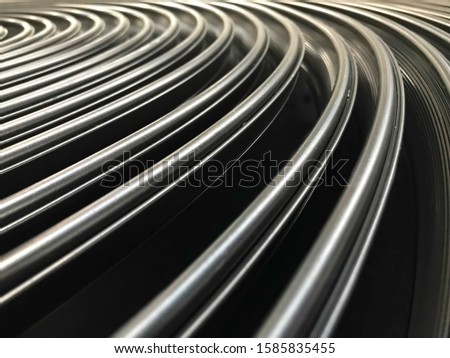 extruded rubber profile, abstract backgrounds Royalty-Free Stock Photo #1585835455