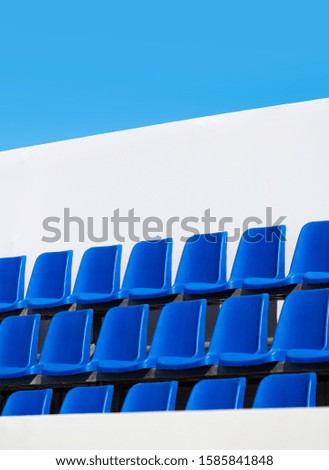 spectator seats against the sky