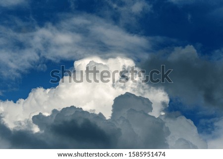 Dramatic sky with stormy clouds. Thunderstorm clouds sky background. Dramatic sky with stormy clouds
