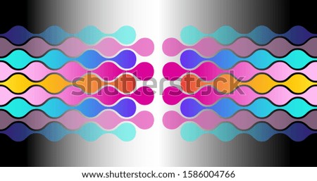 Background abstract wave in color 