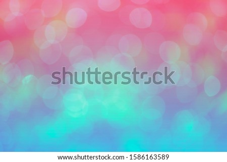 Abstract background. Distribution of white bokeh on a delicate pink background 