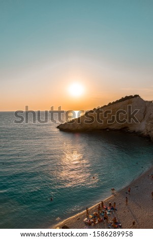 Summer on Lefkada island in Greece