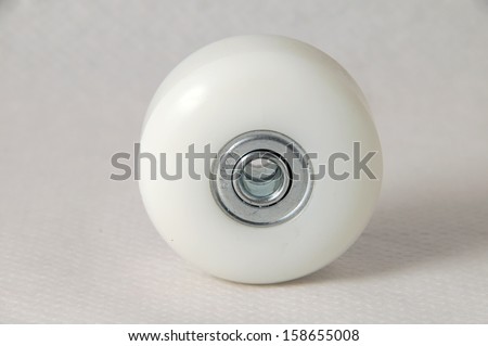 New Skateboard Parts on a White Background, Wheels