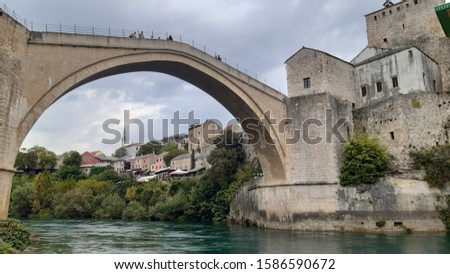 City of Mostar in Bosnia and Herzegovina