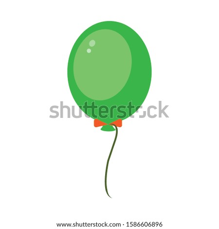 Balloon simple illustration clip art vector