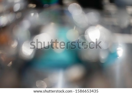 blur background with white bokeh and bright white lights