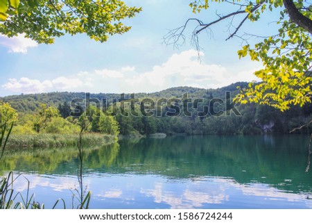 Lake in the nature of Croatia, Karlovac County