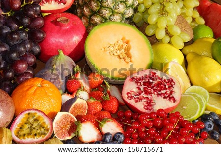 Mixed Fruits Royalty-Free Stock Photo #158715671