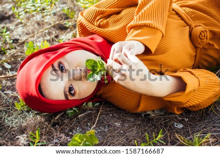 Beautiful Muslim girl in hijab
