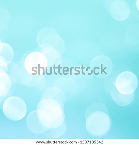 Bokeh light background, Abstract blue circular.