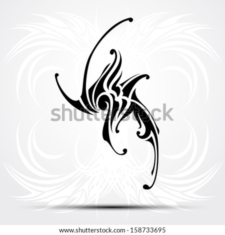 Tribal tattoo. Vector illustration