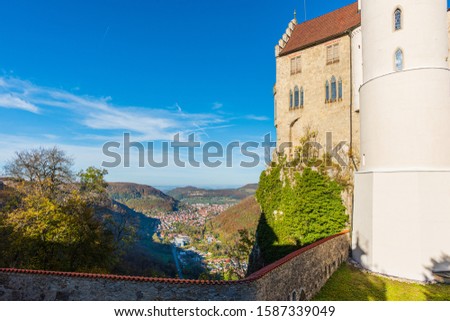 Germany Castle-Schloss Lichtenstein is a Gothic Revival castle and situated on a cliff in the southwest State of Baden Wurttemberg. It overlooks the Echaz valley near Honau village.