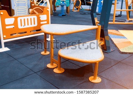 Elements of a modern street playground