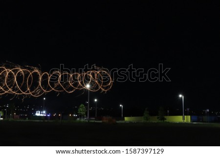 Stock image of light taken at low shutter speeds