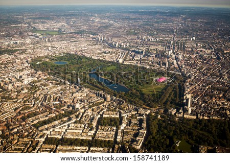 Hyde Park, London Royalty-Free Stock Photo #158741189