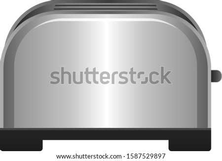 Illustration of a toaster for toasting bread.