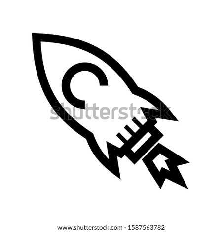 startup icon isolated sign symbol vector illustration - high quality black style vector icons
