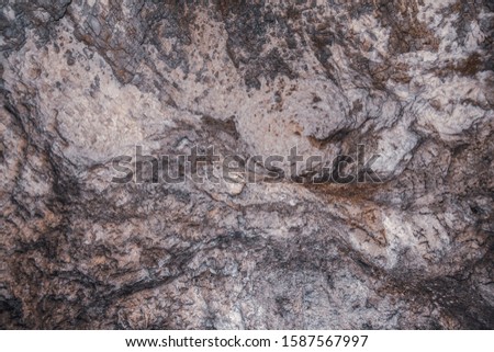 Inside a beautiful cave - close up of rocks