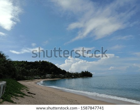 Beautiful Beach in The Aceh Selatan Indonesia