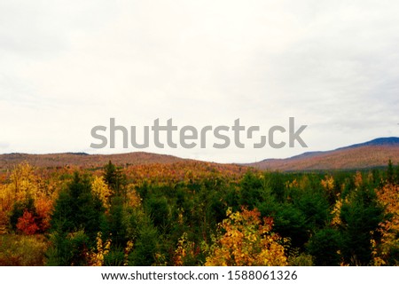 Autumn Landscapes in the mountains of Maine