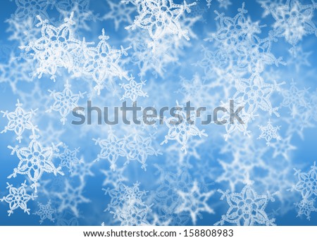 Christmas holiday background with snowflakes