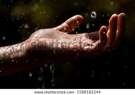 Abstract artistic water droplet photos and background 
