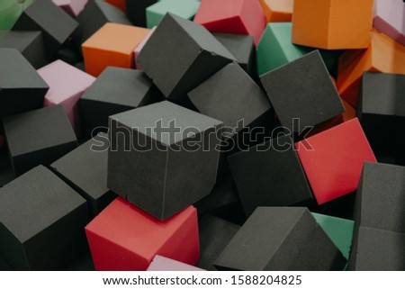 many soft square cubes texture background texture