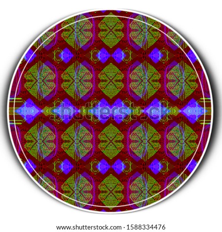 circle design with abstract background