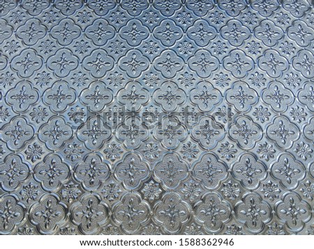 mirror pattern of my house. pikun flower ,glasses texture 