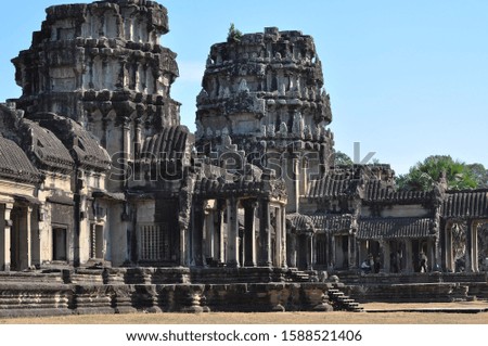View of Angkor Wat temple, Cambodia