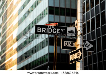 Signage around New York City