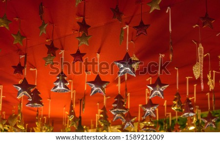 Christmas Decoration Stars and Trees