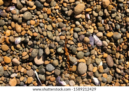 Colored stone in southern coast