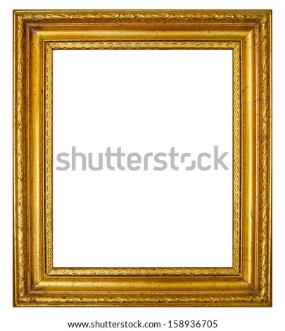 Bright Gold frame with antiqued molding/Bright Gold Frame 